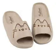Pusheen Girls Moulded Footbed Sliders Brown 12 UK Child