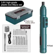 3.6V Mini Cordless Electric Screwdriver Rechargeable Drill Driver Power Tool Set