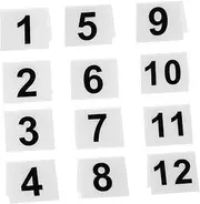 Detective Game Evidence Markers Multi-Functional Number Sign Markers for Detective Party