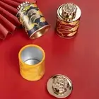 Paper Empty Tea Tin Can Mini Tea Canister Storage Can Storage Jar Home