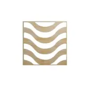 Ekena Millwork Wall Panel 15.38"x1/4" Square Edge Fretwork Wood Hickory (10Pack)