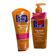 Clean & Clear - Morning Burst facial scrub & Cleanser 2005 (discontinued) HTF