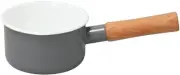 Nodahoro CL-12MGR Milk Pan 4.7 inches (12 cm) Enameled for Gas Fire