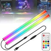 WILLED 2-In-1 Under Monitor Light Bar, Gaming Lights for Gaming Setup, Desk L...