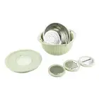 Colander with Mixing Bowl Set - Strainers for Kitchen, Food Strainers and7057