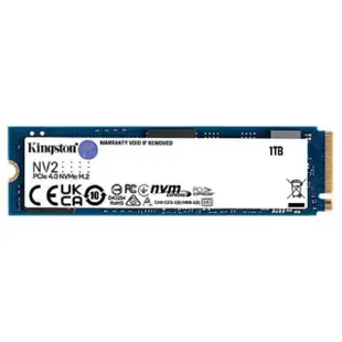 【Kingston 金士頓】NV2 2TB M.2 2280 PCIe 4.0 ssd固態硬碟 (SNV2S/2000G) 讀 3500M/寫 2800M