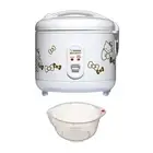 Zojirushi Hello Kitty 5.5 Cup Automatic Rice Cooker White with Bowl and Spoon