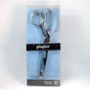 HeavyDuty Gingher Scissors 10" Blunt Knife Edge Bent Trimmers Fast Shipping