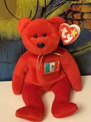 Ty Beanie Baby - "Osito" Bear - Retired, Mint Condition WITH ERRORS!