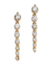 Bloomingdale's Fine Collection Diamond Graduated Linear Drop Earrings in 14K Yellow Gold, 0.5 ct. t. w.