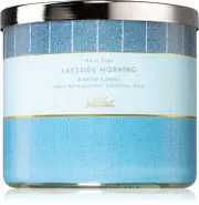 Bath & Body Works Lakeside Morning Scented Candle with Essential Oils 411g