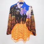 Louis Vuitton Virgil Abloh The Wizard of Oz Silk Button Up Shirt Size L Unused
