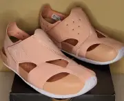 Jordan Girl's Flare (PS) Pink Sandals - Size 1Y New With Box