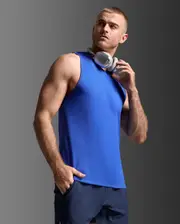 Aero Tank, 2XU, XS, Surf/Silver Reflective, Male