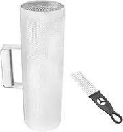 Stainless Steel Guiro Set, Portable High Performance Metal Guiro with Scraper for Musical Percussion Instrument