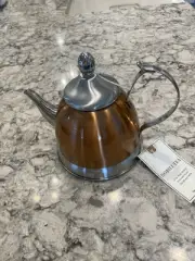 Teapot Infuser Nobilli Creative Brass Color, And Stainless