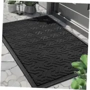 Front Door Mat, Waterproof Indoor Outdoor Welcome Mats for Entrance, Heavy