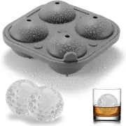 Golf Ice Cube Trays, 2.5" Large Sphere round Golf Ice Cube Mold for Cocktails, W