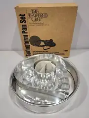 Vintage 4 Pc Pampered Chef Springform Pan Set #1540 / 4420 NEW Sealed
