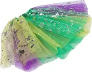 [PACKOVE] Sparkly Sequin Festival Skirt for Women Elastic Waistband Tutu for Carnival Parties and Dance Performances Versatile Decorative Dance Tutu Skirt with Multi Occasion Wear