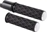 Arlen Ness - 500-059 - Grips - Diamond - TBW - Chrome - CVO Road Glide Custom FL