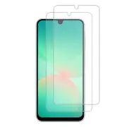 2 Pack MEZON Samsung Galaxy A26 5G Clear Tempered Glass Screen Protectors