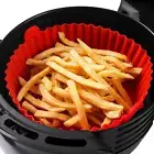 Silicone Basket Pot Tray Airfryer Liner For Air Fryer Reusable Container