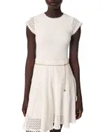 Maje Short Crochet Dress