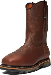 [Timberland PRO] Men's True Grit Pull on Composite Safety Toe Waterproof Internal Met Guard Industrial Western Work Boot