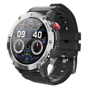 LF26Pro Smartwatch Heart Rate Blood Pressure Monitoring Smart Watch Man IP68 Waterproof for Men 1.32 Inch 360X360 Screen - Silver
