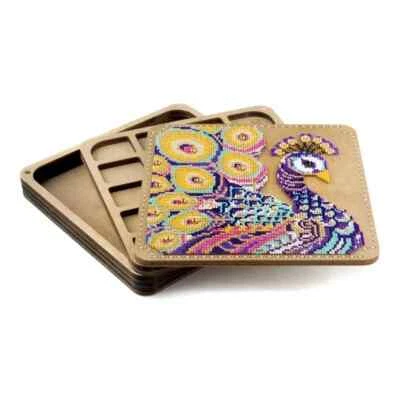 DIY Bead Embroidery Organizer Kit – “Firebird” Craft Storage