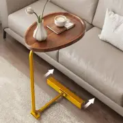 Shaped Coffee Side Table Sofa Couch Room Bed Stand Metal Steel Frame Bed