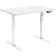 ERGOVIDA Sit-Stand Straight Electric Desk White Frame 1800 x 750mm White Top