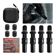 Adjustable Auto-Stop Tire Deflator Valve Kit 4 Pcs Automatic Tire Deflators K...