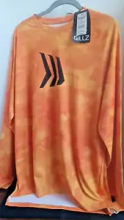 GILLZ Contender Series UV Long Sleeve GUV238513-834 Sun Orange XL 100% Polyester
