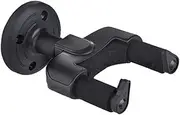 Milisten 4Pcs Detachable Guitar Hangers Wall Mount Auto Locking Grip Easy Install with Base for Acoustic Electric Guitars Black