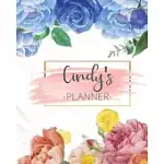 CINDY’’S PLANNER: MONTHLY PLANNER 3 YEARS JANUARY - DECEMBER 2020-2022 - MONTHLY VIEW - CALENDAR VIEWS FLORAL COVER - SUNDAY START