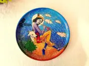 Artistic Krishna Wall Plate