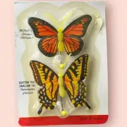 Monarch and Swallowtail Butterfly Wall Decor Hooks