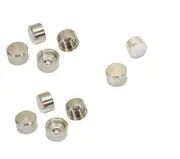 Set Of 10 Pcs SS T316 1/4 Inch-20 Thread Flat Dome RH End Cap For Jam Nut Marine