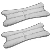1 Set 2 Pcs Fiber Flat Floor Cleaning Cloth X Type Replace Cloth Mop Cloth HouN3