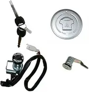 Ignition Switch Motorcycle Lock Set Ignition Switch Complete Ignition Kit Fit for CBF125 Motorcycle 2009-2013 Models 35010-KWF-950 Motorcycle Ignition Switch Lock