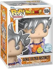 Funko Pop Dragon Ball Super - Goku (Ultra Instinct) Glow Vinyl Action Figure
