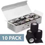 10-Rolls Self Adhesive Bandage Wrap~ Vet Tape~ Medical Tape(2 In x 5 Yd) NEW