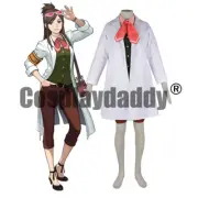 Wright Ace Attorney Akane Hozuki Ema Skye Outfit Cosplay Costume F006