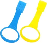 Toddmomy 2pcs Standing Assistance Rings Safe Pull Up Handles for Playpen Ergonomic Support for Indoor Use Fall Protection and Space Saving Design for Development