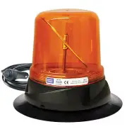 LED Beacon Light 12V 24V Magnet Base Rotating Warning Amber ECCO 7660A-VM