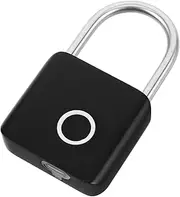 Healeved Fingerprint Padlock for Luggage Metal Cabinet Lock Secure Drawer Lock for Travel Office Home Outdoor