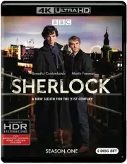 SHERLOCK SEASON ONE 4K UHD BLURAY BENJAMIN CUMBERBATCH DETECTIVE WHODUNNIT NEW