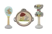 Kaper Kidz - CALM & BREEZY RABBIT WOODEN 3PCS MUSICAL MUSICAL GIFT SET WOODEN BABY MUSICAL TOY